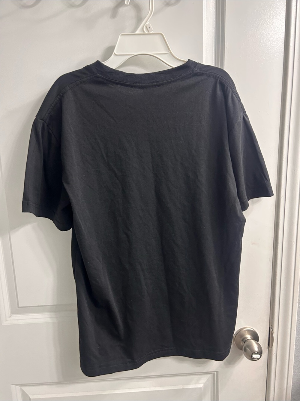 Women Black Crew Neck T-Shirt